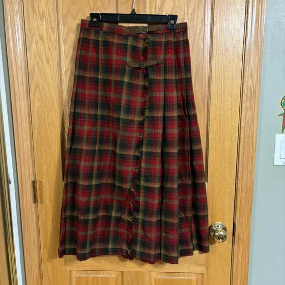 Vintage Pendleton Knockabouts wool tartan plaid skirt - Picture 1 of 5